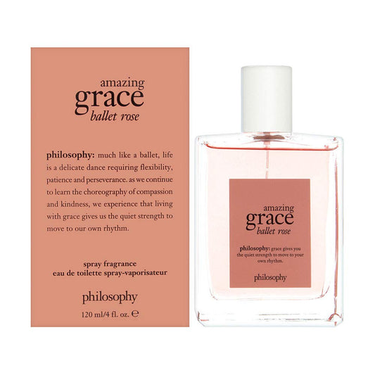 PHILOSOPHY AMAZING GRACE BALLET ROSE 4 OZ EAU DE TOILETTE SPRAY FOR WOMEN