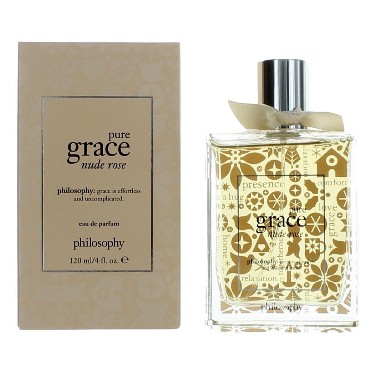 PHILOSOPHY PURE GRACE NUDE ROSE 4 OZ EAU DE PARFUM SPRAY FOR WOMEN