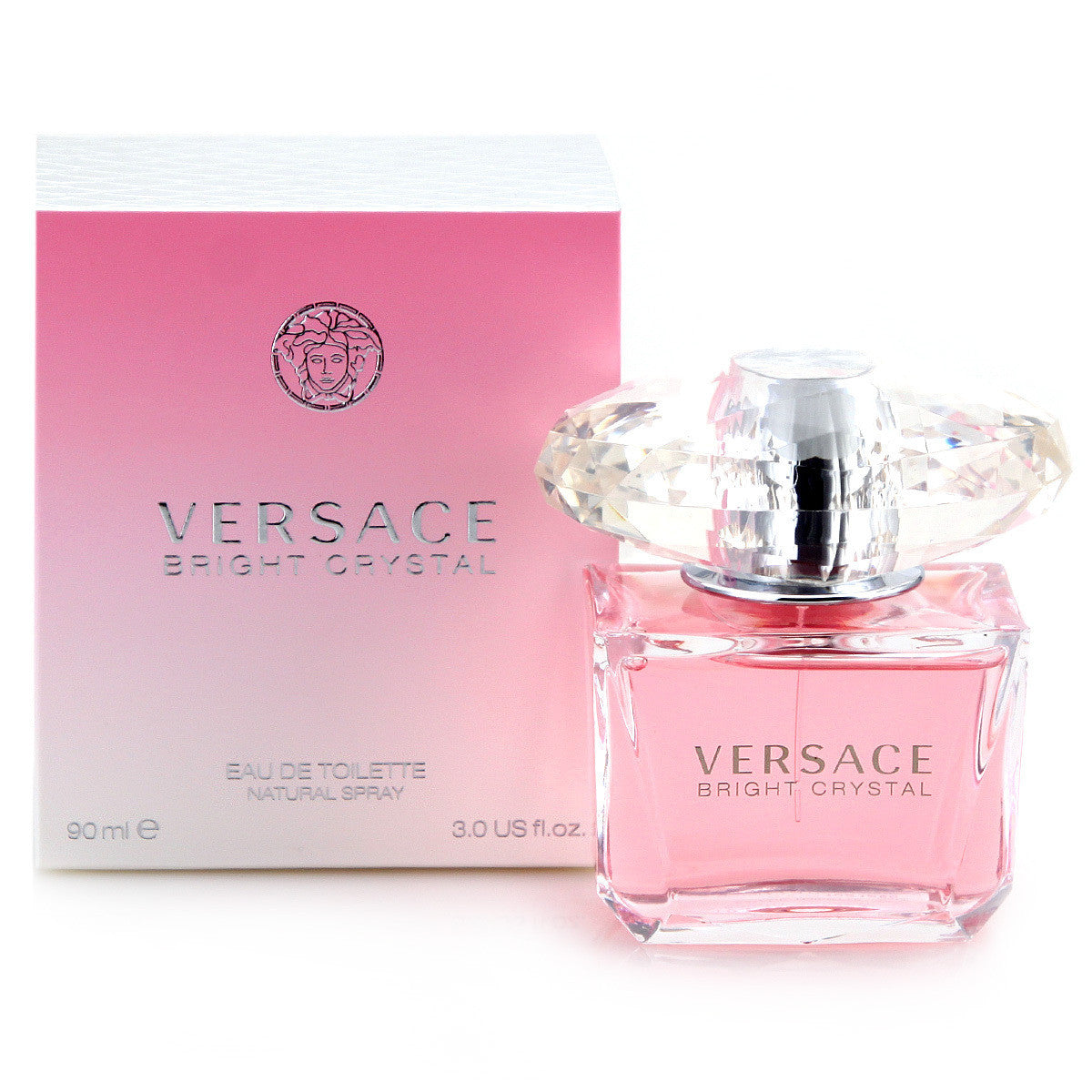 VERSACE BRIGHT CRYSTAL 3 OZ EAU DE TOILETTE SPRAY